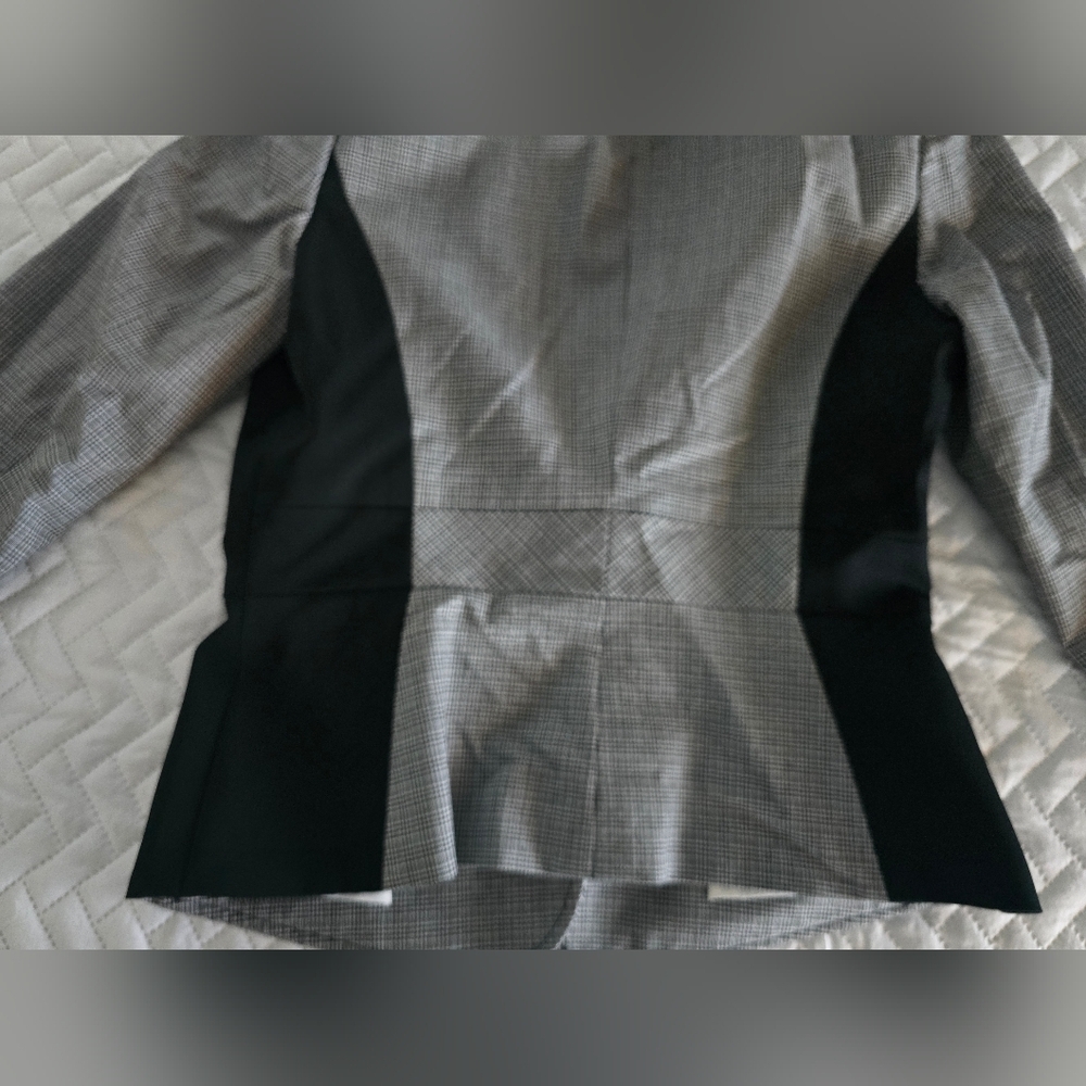 Etcetera Women's Black and Gray Blazer - Picture 5 of 6
